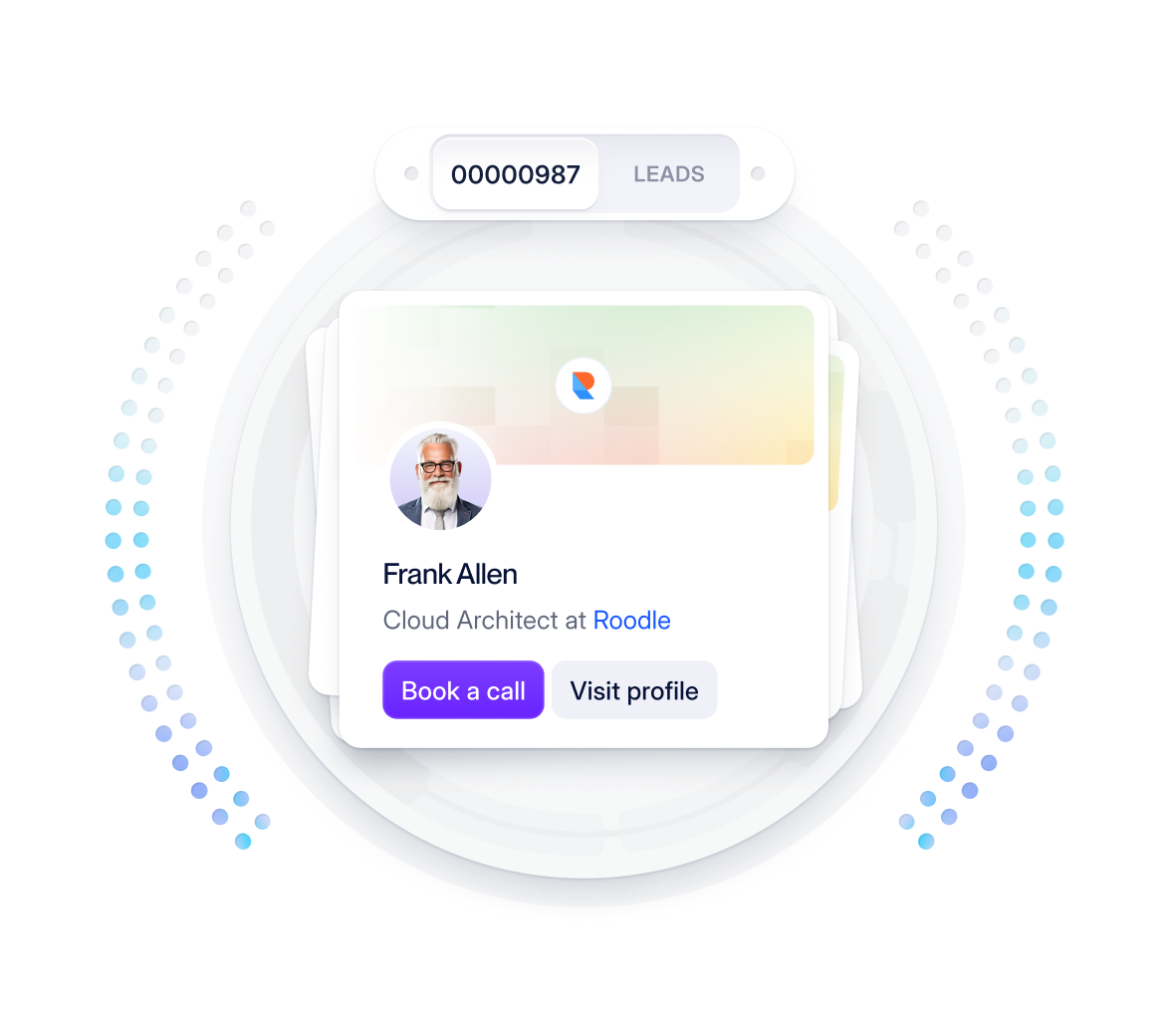 Stylized contact profile with appointments shown.